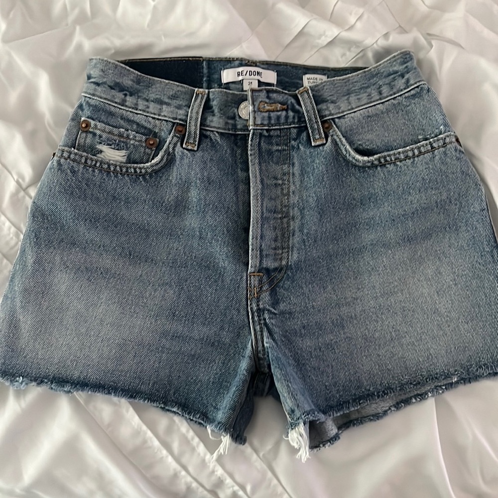 REDONE high rise shorts